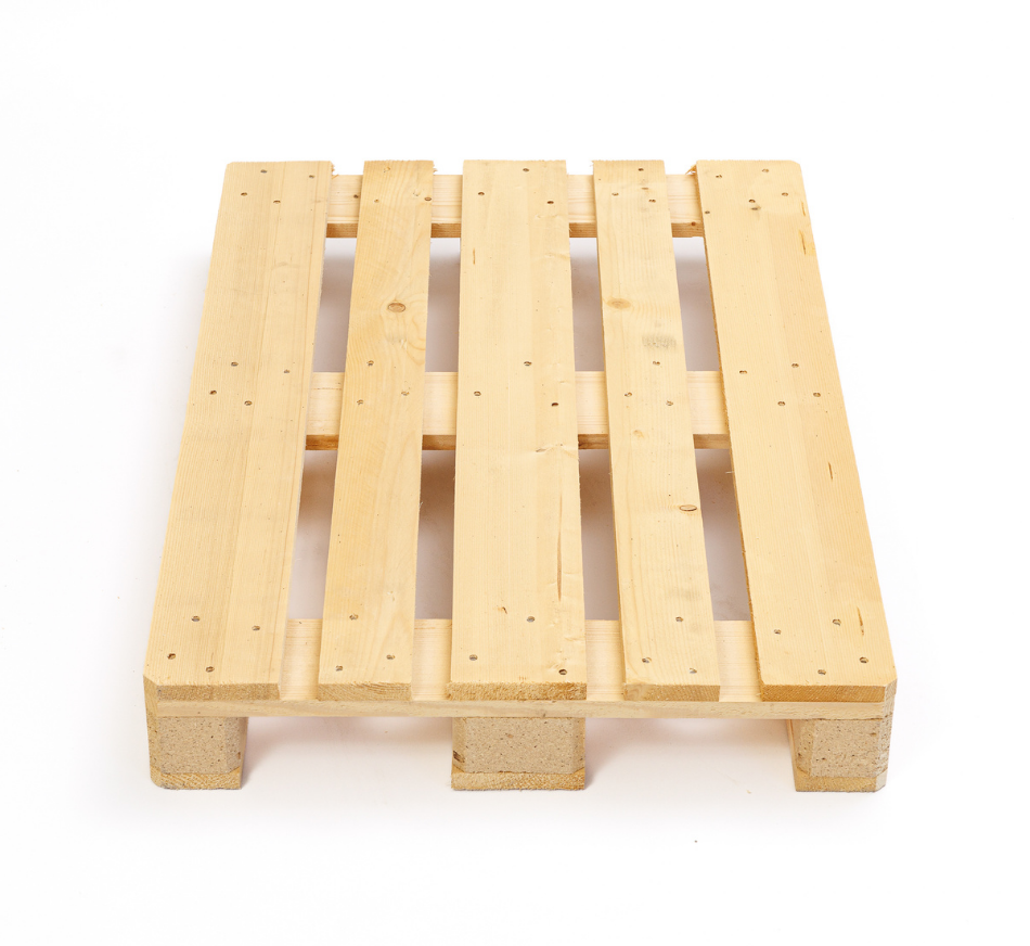 rectangular wooden eur pallet