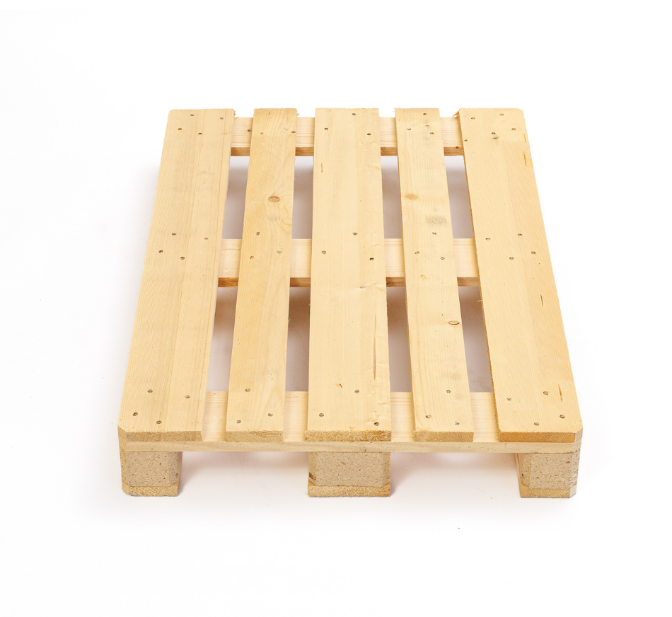 rectangular wooden eur pallet
