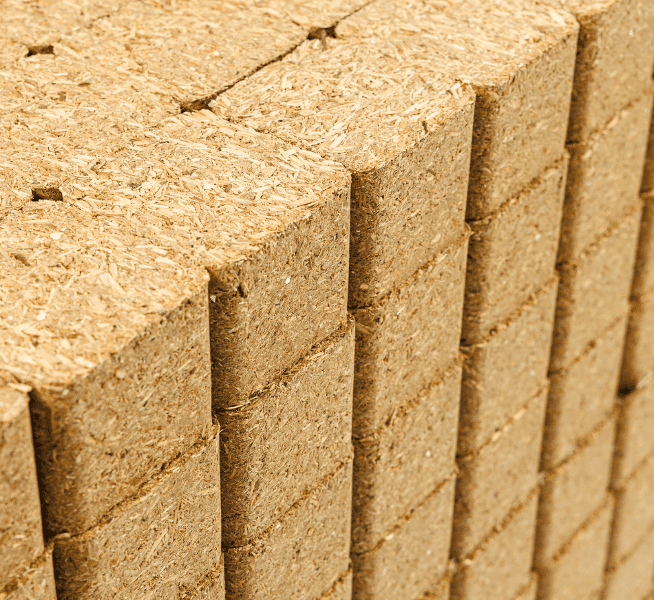 Recycled wood pallets for sustainable shipping and storage solutions.