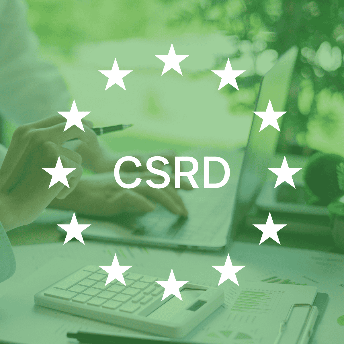 csdr sign on green background